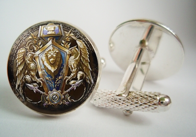 "WarCraft Alliance Lion" Cufflinks