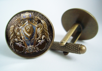"WarCraft Alliance Lion" Cufflinks