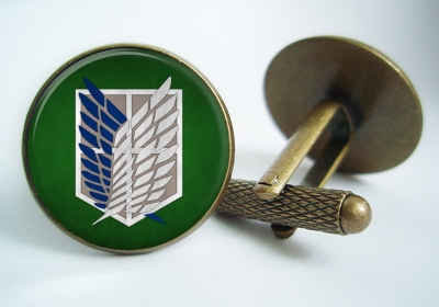 "Attack on Titan Survey Corps" Cufflinks