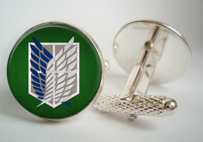 "Attack on Titan Survey Corps" Cufflinks