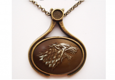 "Game of Thrones Stark" Pendant