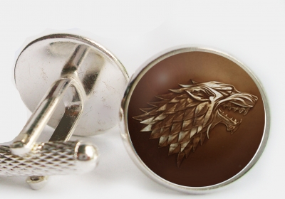 "Game of Thrones Stark" Cufflinks