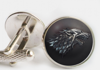 "Game of Thrones Stark" Cufflinks