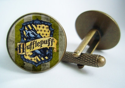 "Hufflepuff Harry Potter" Cufflinks