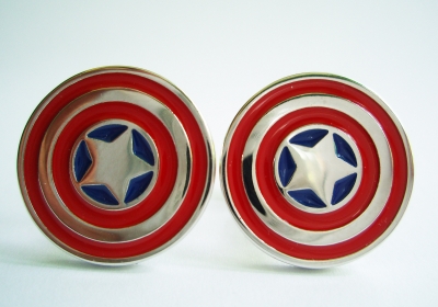 "Captain America" Cufflinks