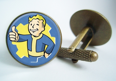 "Fallout Vault Boy" Cufflinks