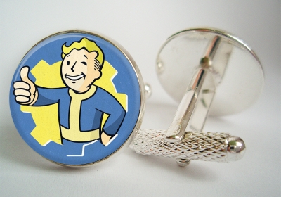 "Fallout Vault Boy" Cufflinks