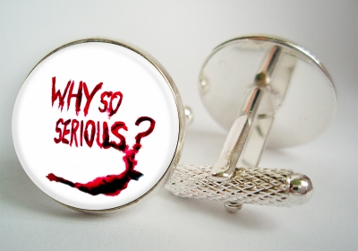 "Why So Serious Joker" Cufflinks
