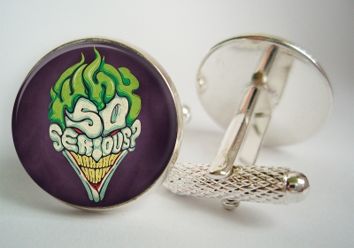"Why So Serious Joker" Cufflinks