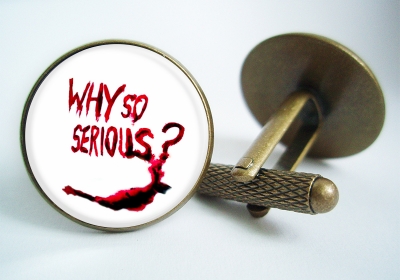 "Why So Serious Joker" Cufflinks