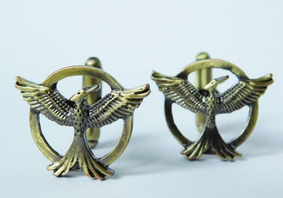 "Hunger Games Mockingjay" Cufflinks