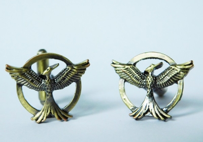 "Hunger Games Mockingjay" Cufflinks