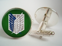 "Attack on Titan Survey Corps" Cufflinks