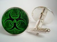 "Biohazard" Cufflinks