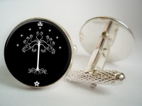 "White Tree of Gondor Lord of the Rings" Cufflinks