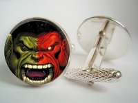 "Raging Hulk Avengers" Cufflinks