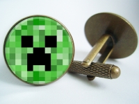 "Minecraft Creeper" Cufflinks